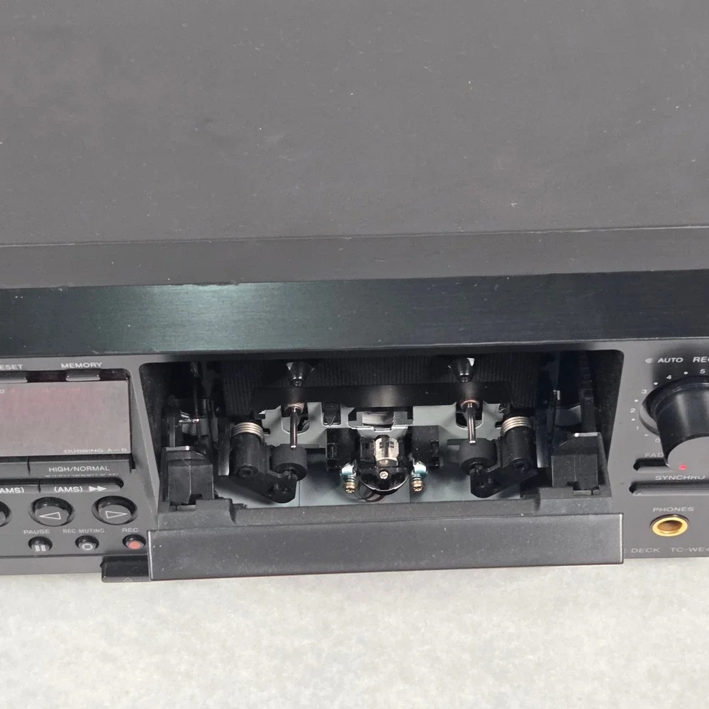 Sony TC-WE475 Dual Cassette Deck Stereo Component Black Auto Reverse Dolby B/C